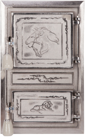 Usa Soba Monobloc Leo Nichelata - Inaltime usa 475 mm Latime 295 mm [0]