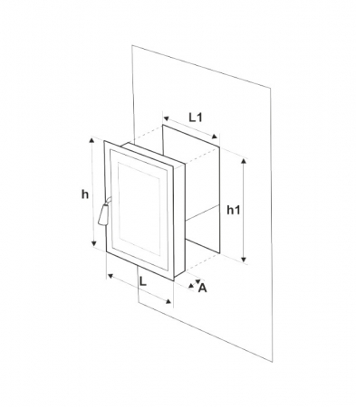 Usa Soba Strugure Economica fara Cenusar - Inaltime usa 270 mm Latime usa 250 mm [1]