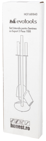 Ustensile pentru Semineu cu Suport (3 Piese) 1188 [1]