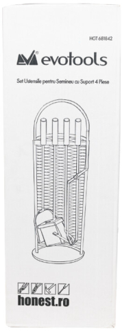Ustensile pentru Semineu cu Suport (4 Piese) [1]