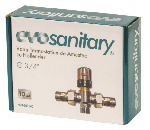 Vana Termostatica de Amestec cu Hollender 3/4 Evosanitary [1]