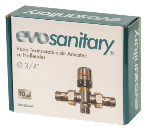 Vana Termostatica de Amestec cu Hollender 3/4 Evosanitary [1]