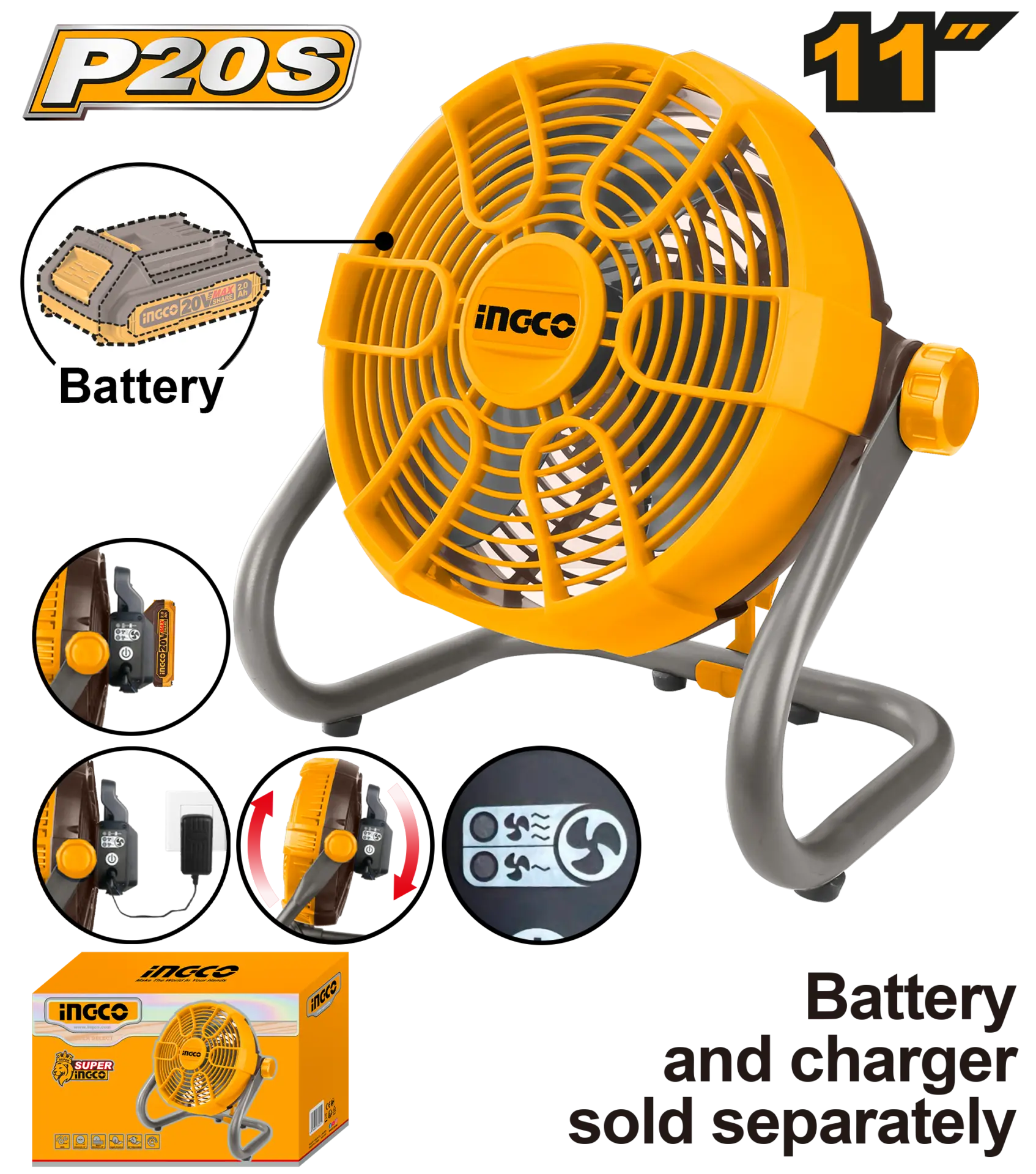 Ventilator 20V 28cm (11 [3]