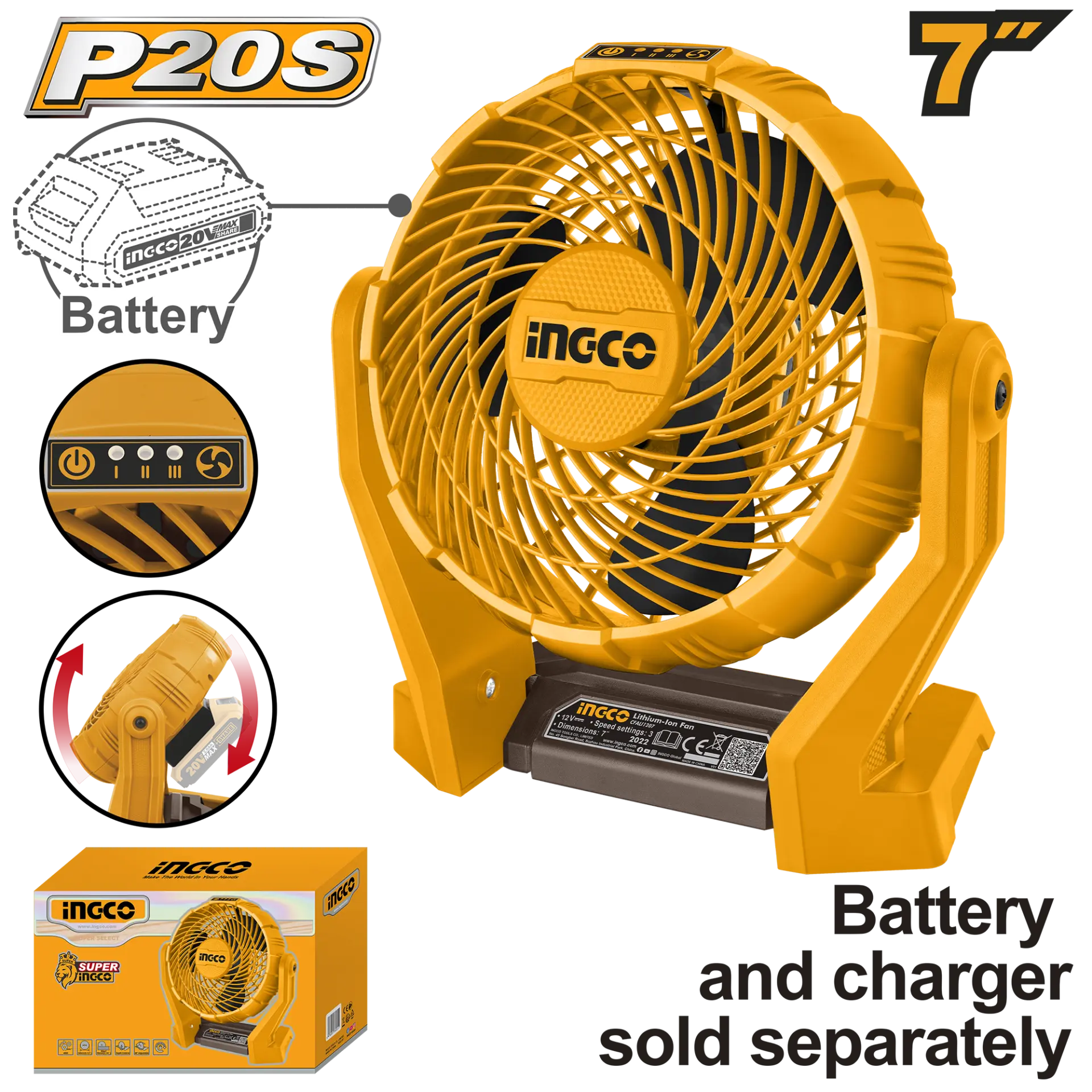 Electrocasnice - Ventilator 20V 7