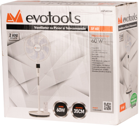 Ventilator cu Picior si Telecomanda SF60 EvoTools [1]