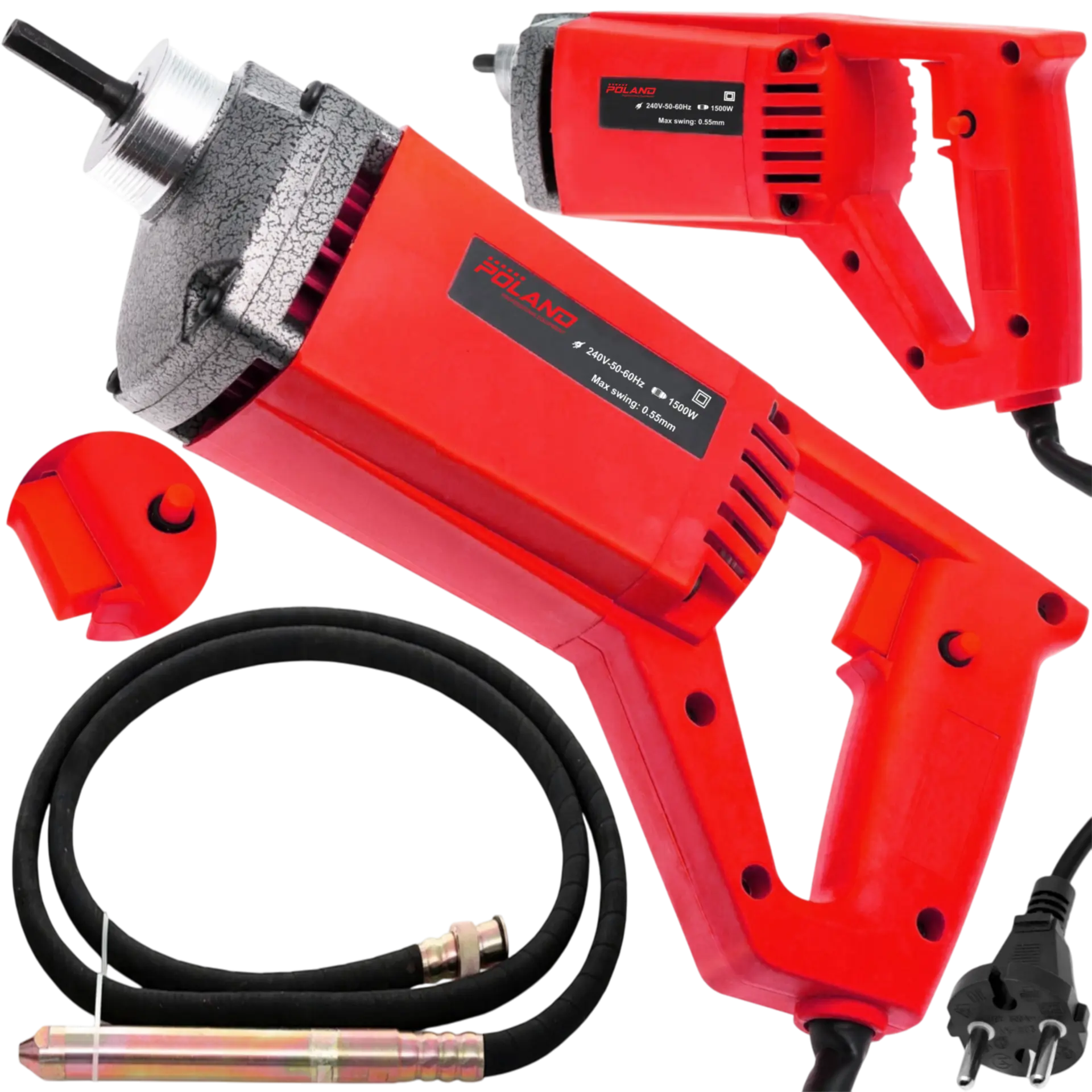 Utilaje pentru constructii - Vibrator Beton + Furtun cu Lancie 1.5m