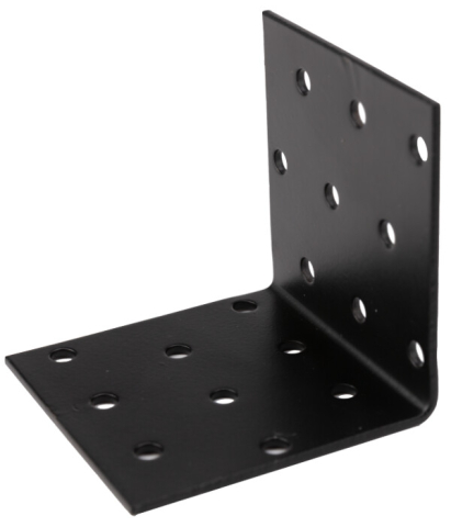 Feronerie, suruburi si elemente fixare - Vinclu Negru Placa Perforata de Imbinare Lemn