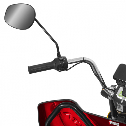 Voltarom Hercules, motor 3900W, 72V, 120Ah, 120km autonomie, viteza maxima 25 km pe ora, Triciclu electric Fara Permis, Rosu [5]