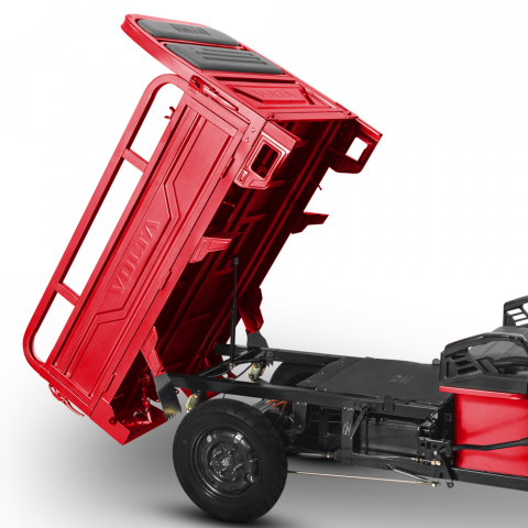 Voltarom Hercules, motor 3900W, 72V, 120Ah, 120km autonomie, viteza maxima 25 km pe ora, Triciclu electric Fara Permis, Rosu [10]