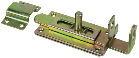 Feronerie, suruburi si elemente fixare - Zavor Poarta Plat Zincat Galben