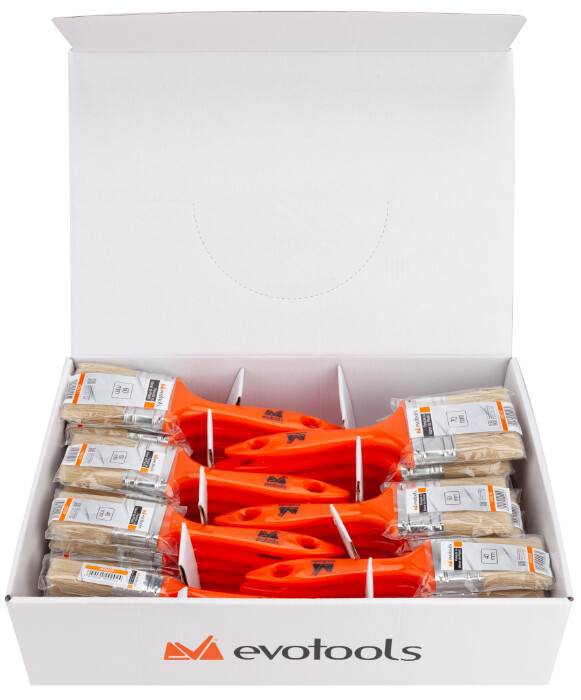 pensule cu rezervor Cutie Pensule Maner din Plastic Orange (35 bucati)