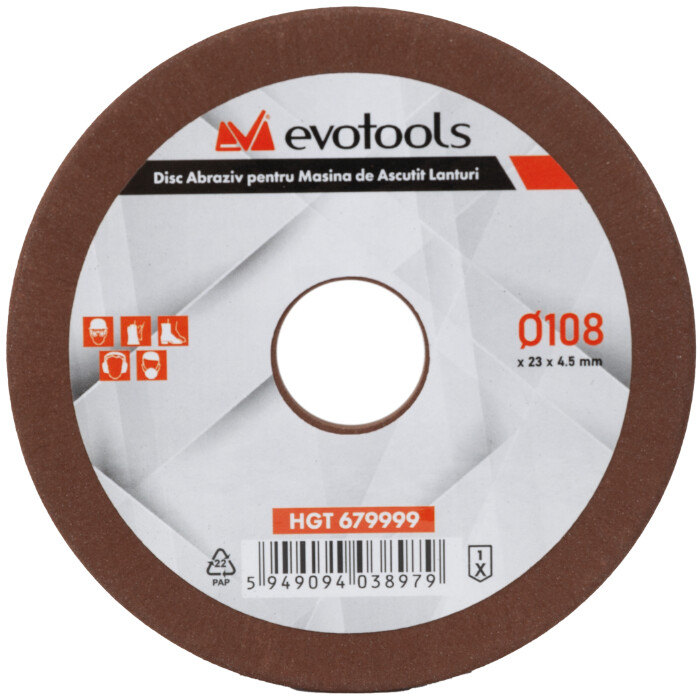 lanturi de aur femei Disc Abraziv pentru Masina de Ascutit Lanturi 108 / 23.1 mm, 108 mm, 23.1 mm, 679997, 3.2 mm
