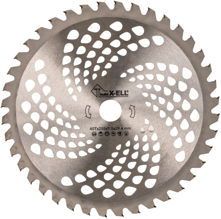 BuildXell Disc Motocoasa Vidia BuildXell 255/25.6 mm, 1.1 mm, 40
