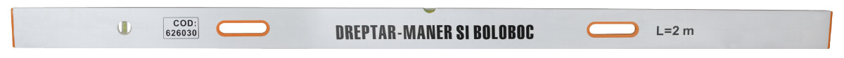 dreptar aluminiu Dreptar 2 Indicatori si Manere 2 m