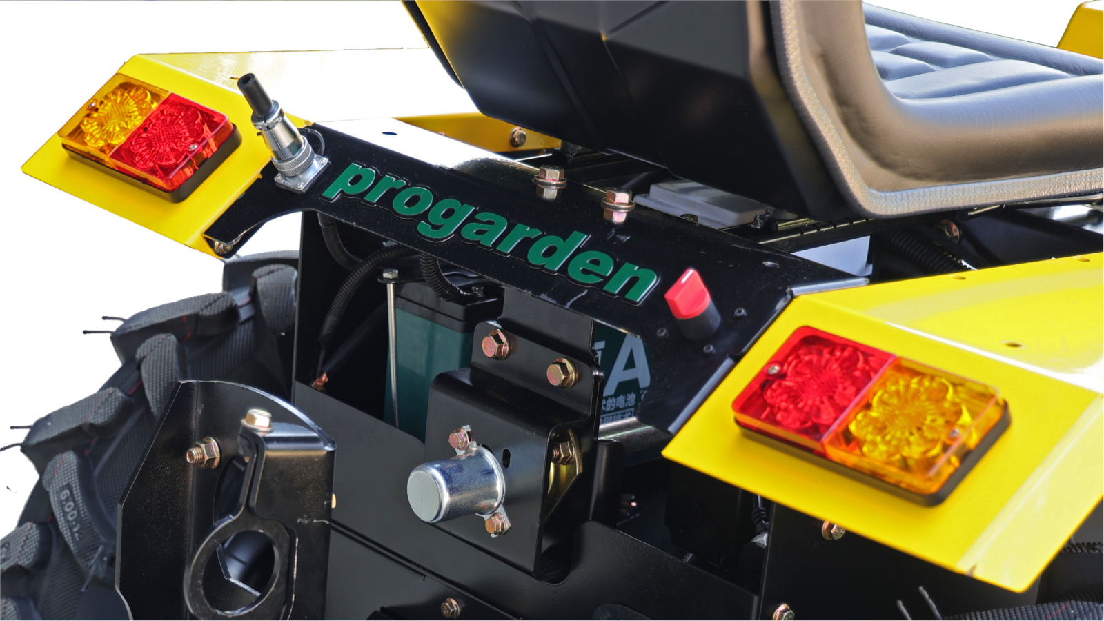 atomizor tractor ProGARDEN Campo T18 Minitractor V25.1 4x4, 18CP, benzina, hidraulica fata-spate, roti 6.00-12