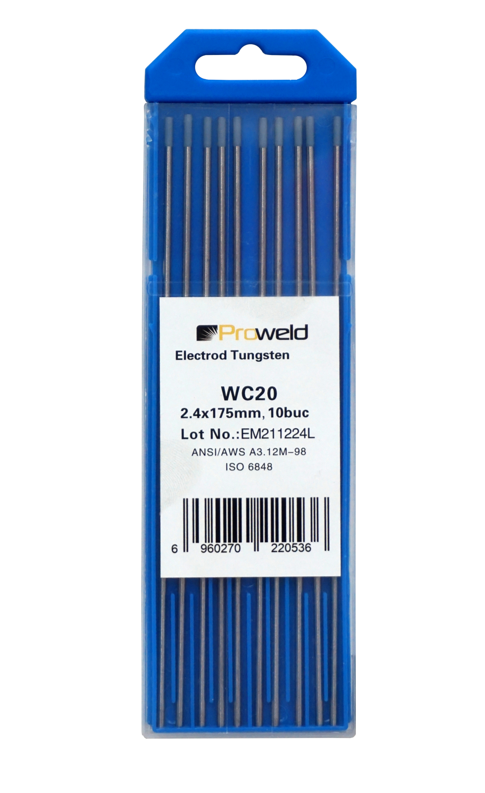 electrozi ProWELD WC20 Electrozi tungsten gri, 2.4x175mm, 10buc