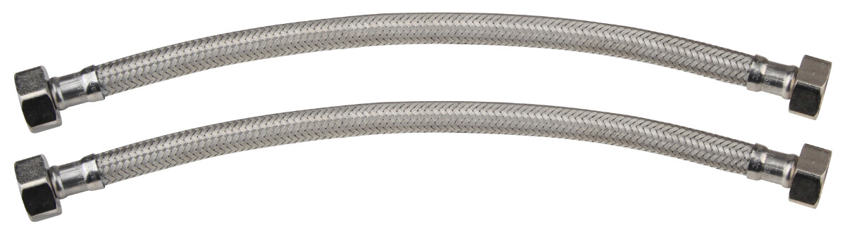 EvoSanitary Professional Racord Flexibil FI-FI Inox 1/2-3/8 inch, 400 mm