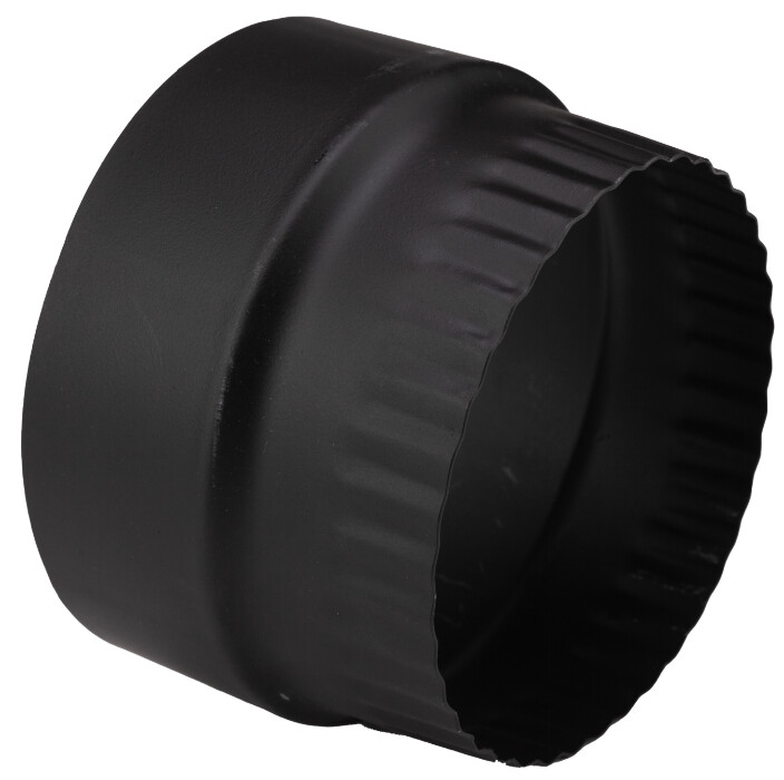 burlan soba Reductie Burlan Vopsit 140-130 mm, Negru