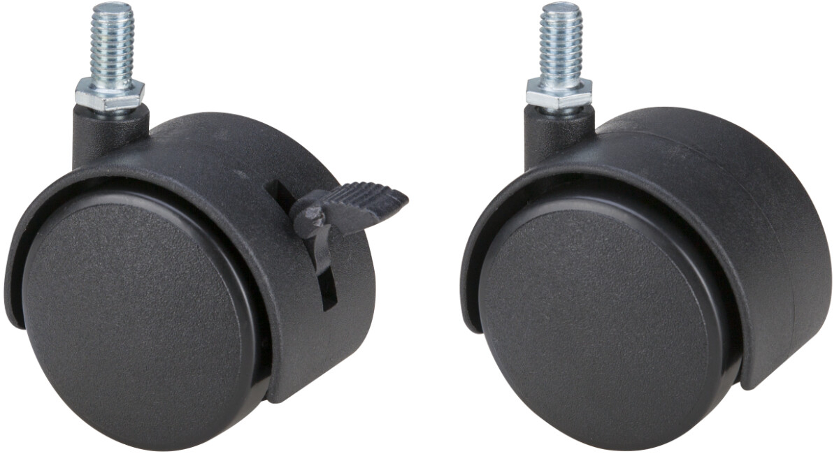 spalaturi nazale cu ser fiziologic Roata Mobila Pivotanta cu Surub Cu Frana, M8x15 mm, 50 mm, Cu Frana, 20