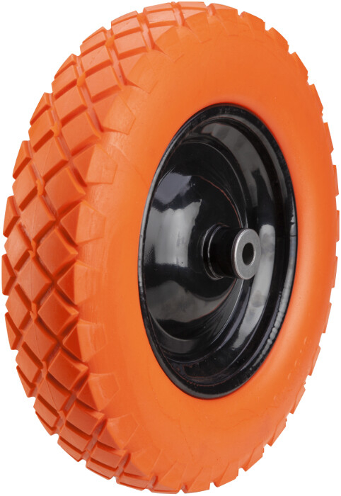 aragaz metalica Roata Roaba Poliuretan cu Janta Metalica Profil Drept 4.00-8, 102 mm