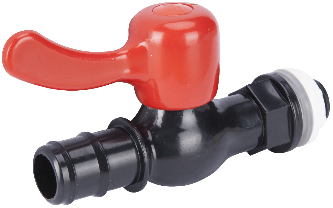 butoi plastic 1000 l' cu robinet Robinet Plastic cu Portfurtun - Diametru intrare 1 2 inch Diametru iesire 25 mm