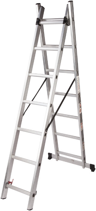 scara de lemn Scara Aluminiu EvoTools - Nr. Trepte 10 Nr. Tronsoane 2 506 cm