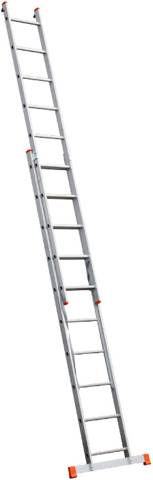 scara de lemn Scara Aluminiu EvoTools +Plus - Nr. Trepte 11 Nr. Tronsoane 2 507 cm
