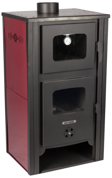 centrale pe lemne 35 kw Semineu pe Lemne cu Cuptor, Perete Dublu si Termometru EvoTools +Plus (EcoDesign) 12 kw