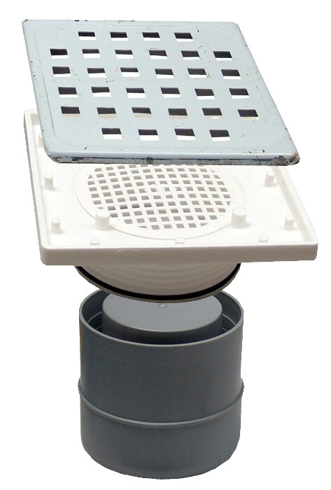 izolatie pardoseala Sifon Pardoseala Patrat cu Inaltator SV SCT-H56-280-1 110/160 mm, 110 mm