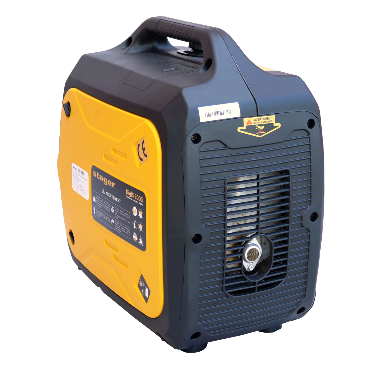 bloc masura monofazat Stager DigiS 2000i Generator digital invertor insonorizat 2kW, monofazat, benzina, autonomie pana la 17h