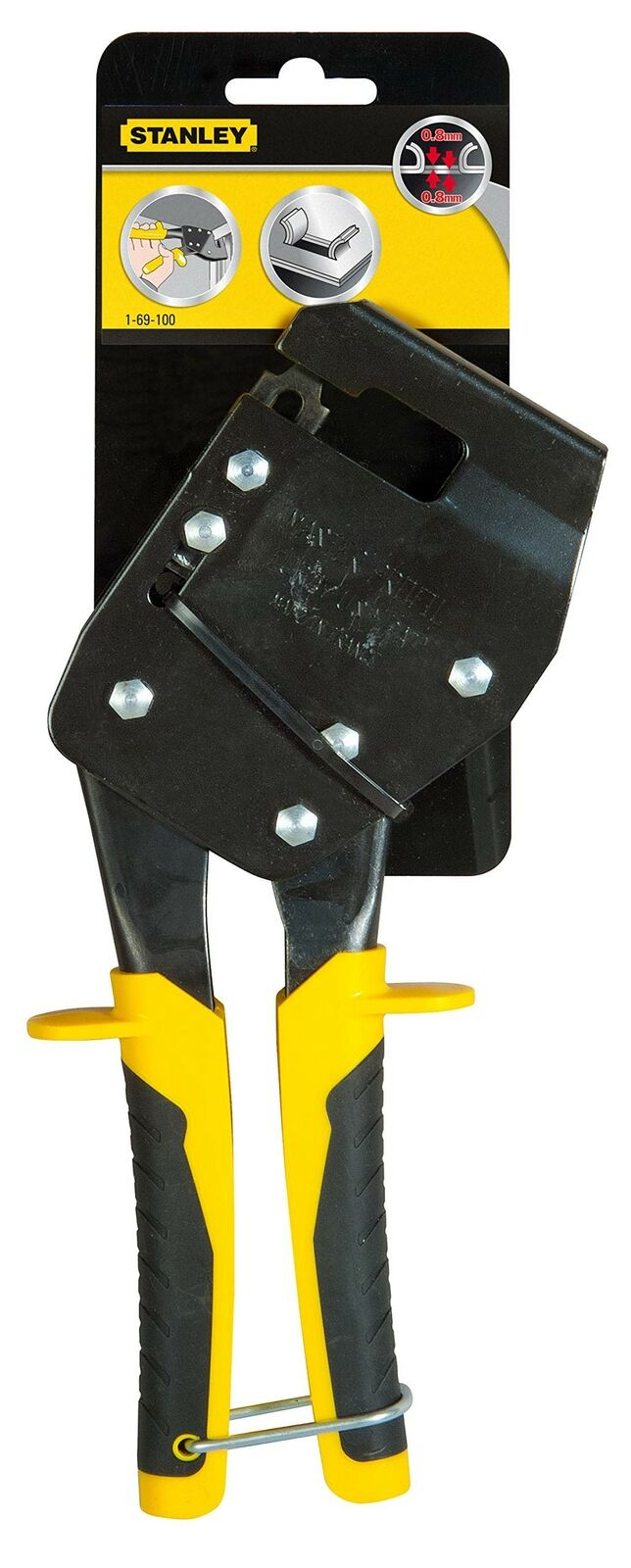 cleste sertizat pini Stanley 1-69-100 Cleste sertizat profile metalice 0.8mm