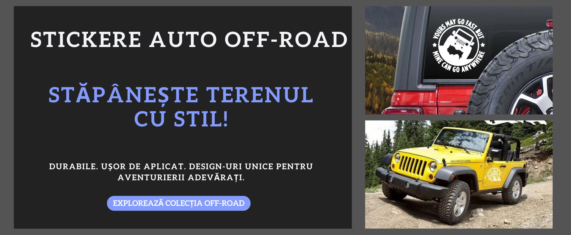 Banner sticker off road