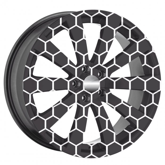 folie-colantare-jante-hexa-black-fagure-negru-contur-alb-60cm [2]