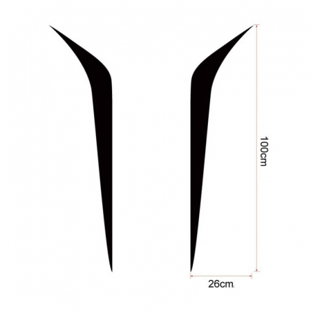 Set Stickere Auto Tuning „Black Shadow Stripes” [1]