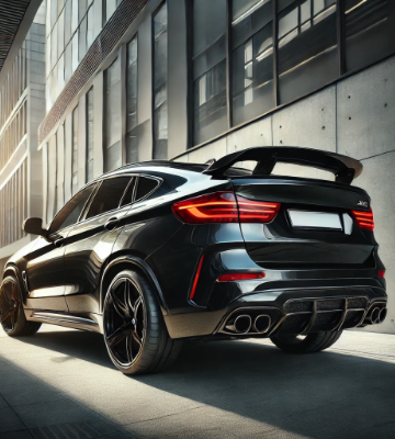 Eleron Potbagaj BMW X6 E71 Negru Lucios – Design Sportiv și Compatibilitate Perfectă