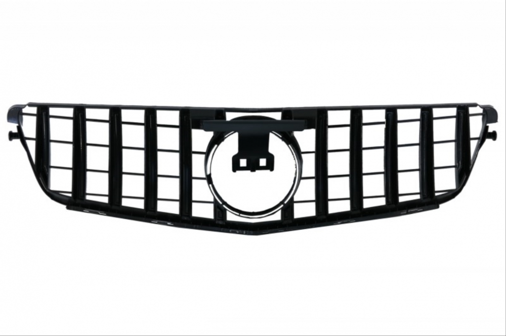 Grila Centrala Compatibilă Mercedes C-Class W204 S204 Sedan Wagon 07-14 Panamericana, Crom [2]