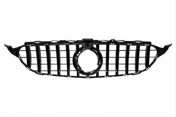 Grila Centrala Compatibilă Mercedes C-Class W205 2014-2018 Panamericana Crom [4]