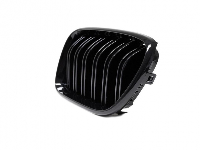Grile Duble Compatibile BMW X3 X4 F25 F26 LCI 2015-2018 Negru Lucios [3]
