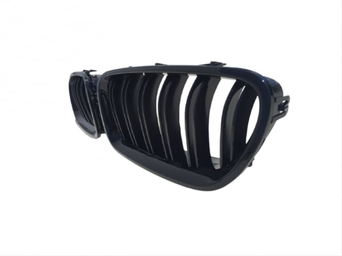 Grile-Duble-Compatibile-BMW-F10-Seria-5-(2010-Up)-Negru-Lucios [4]
