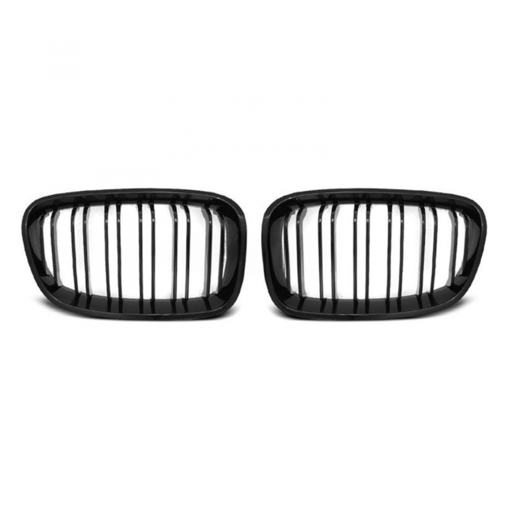Grile Duble BMW F20 2011-2015 Negru Lucios – Piese Auto Tuning pentru BMW Seria 1 [3]