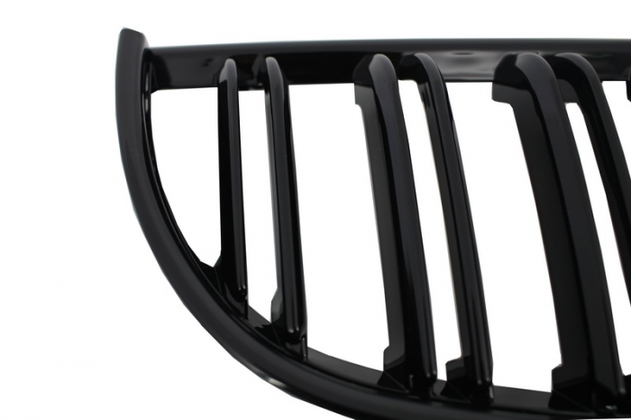 Grile Duble Compatibile BMW Seria 3 E90 NFL, Negru Lucios [5]