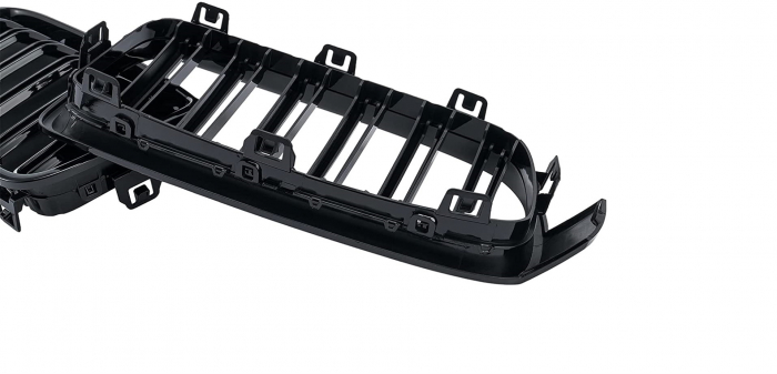 Grile Duble Compatibile BMW Seria 3 F30 Negru Lucios [4]