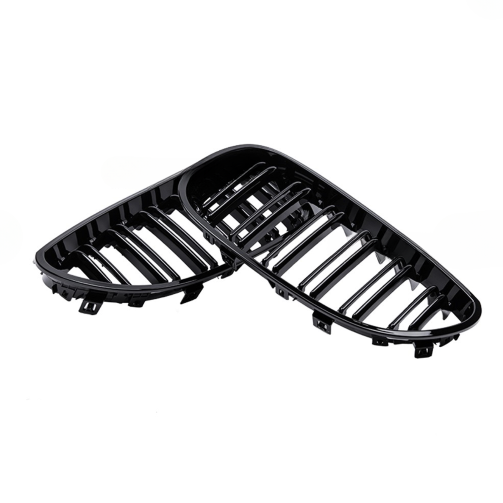 Grile duble negru lucios BMW Seria 5 E60 [2]