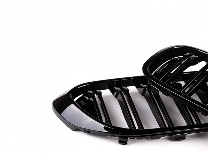 Grile Duble Compatibile BMW Seria 5 G30 G31 2017-2019 Negru Lucios [5]