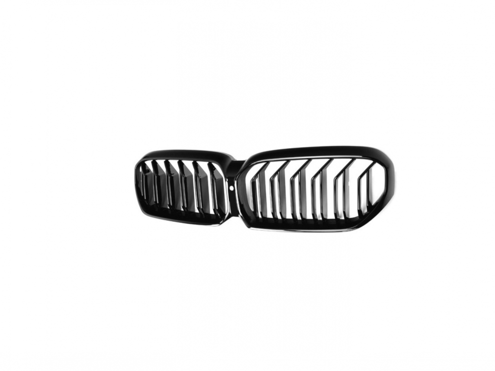Grile Duble Compatibile BMW Seria 5 G30 G31 Facelift 2020+ Negru Lucios [5]