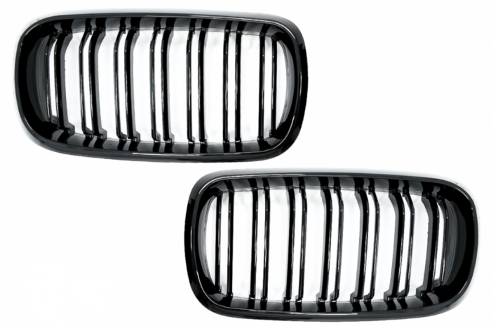Grilă dublă negru lucios BMW X5 F15 2014-2018 [2]