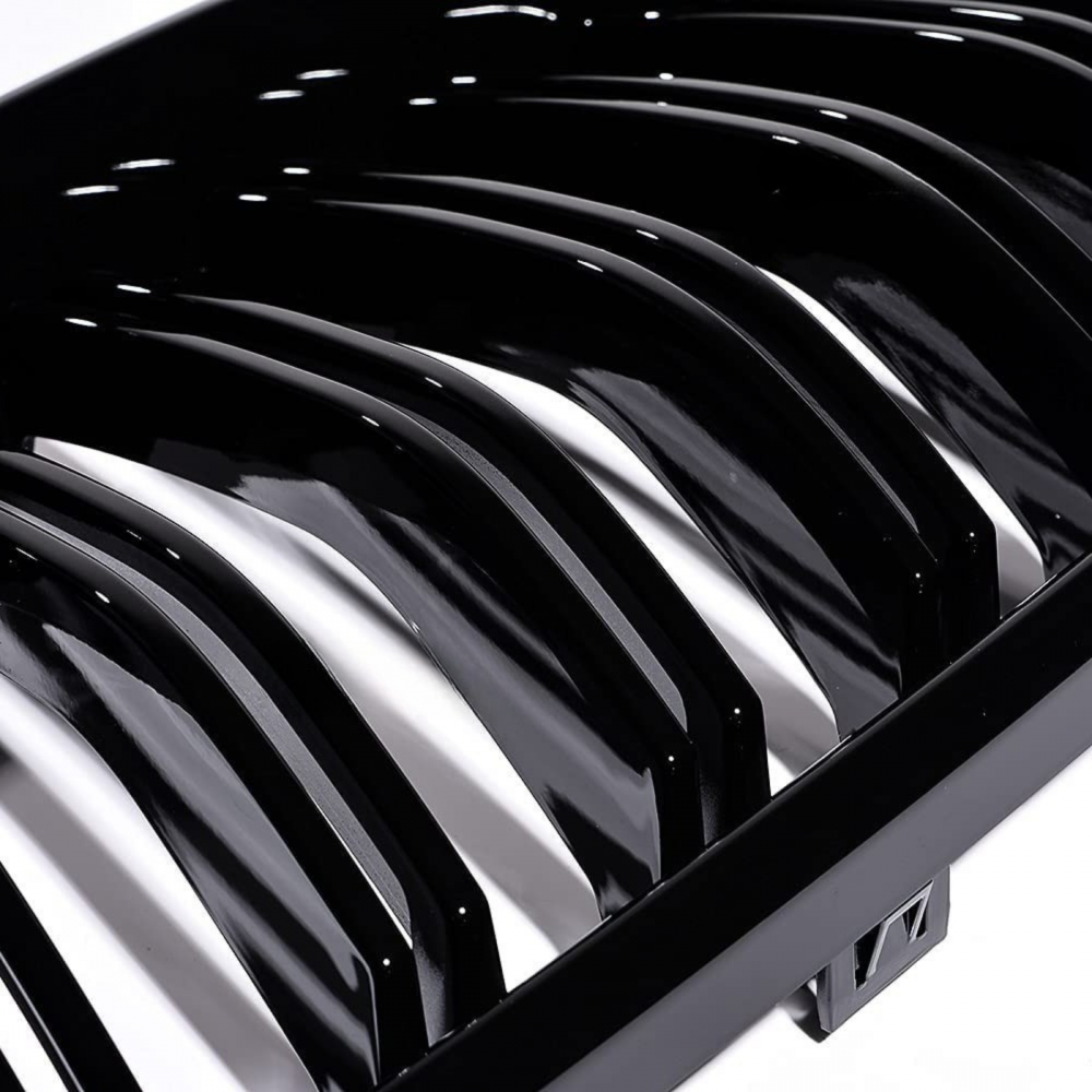 Grile Duble Compatibile BMW X3 F25 2011-2014 Negru Lucios [3]