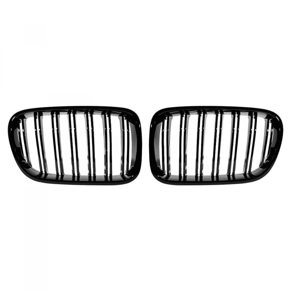Grile Duble Compatibile BMW X3 F25 2011-2014 Negru Lucios [2]
