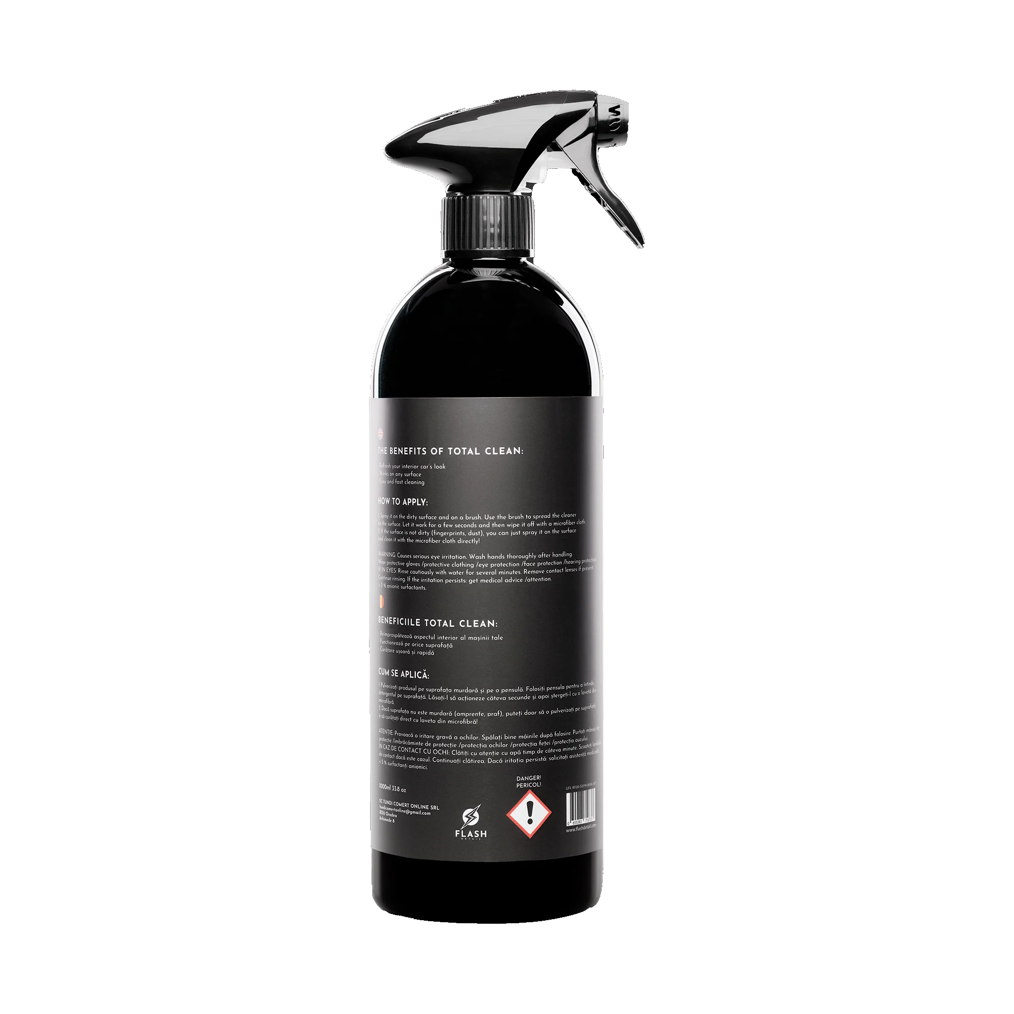 Total Clean 1000 ml – Spray Profesional pentru Curățarea Interiorului Auto [2]