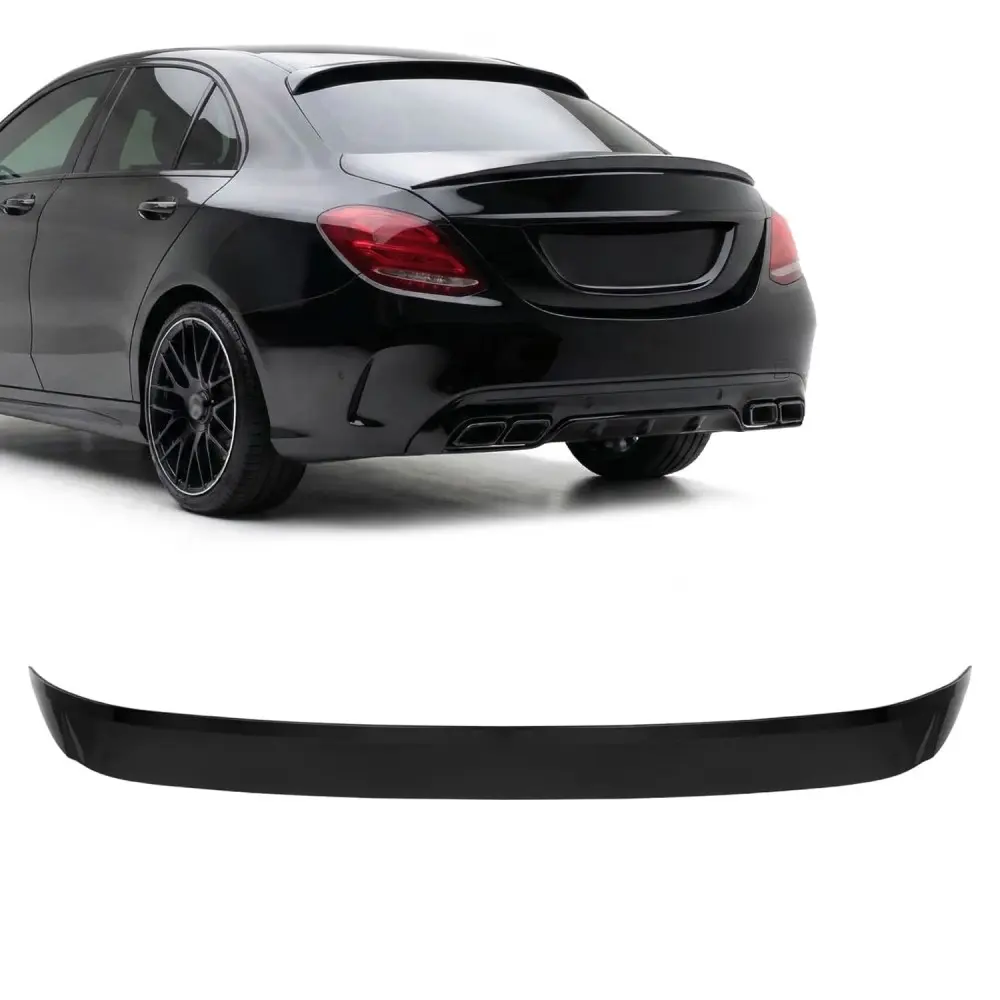 ELEROANE - Eleron Lunetă Mercedes-Benz C-Class W205 Sedan 2014-2021 Negru Lucios